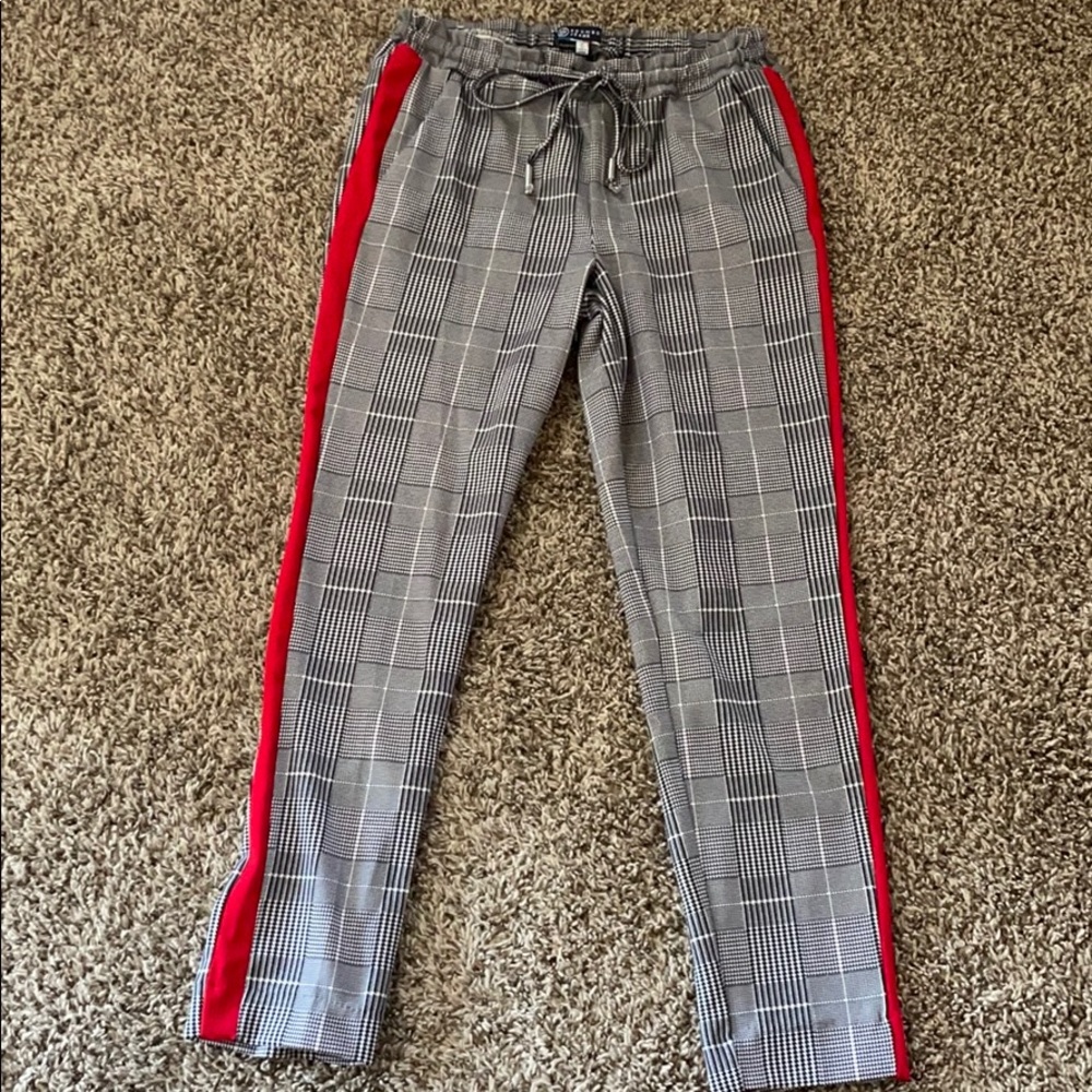 Plaid Stretch Pants